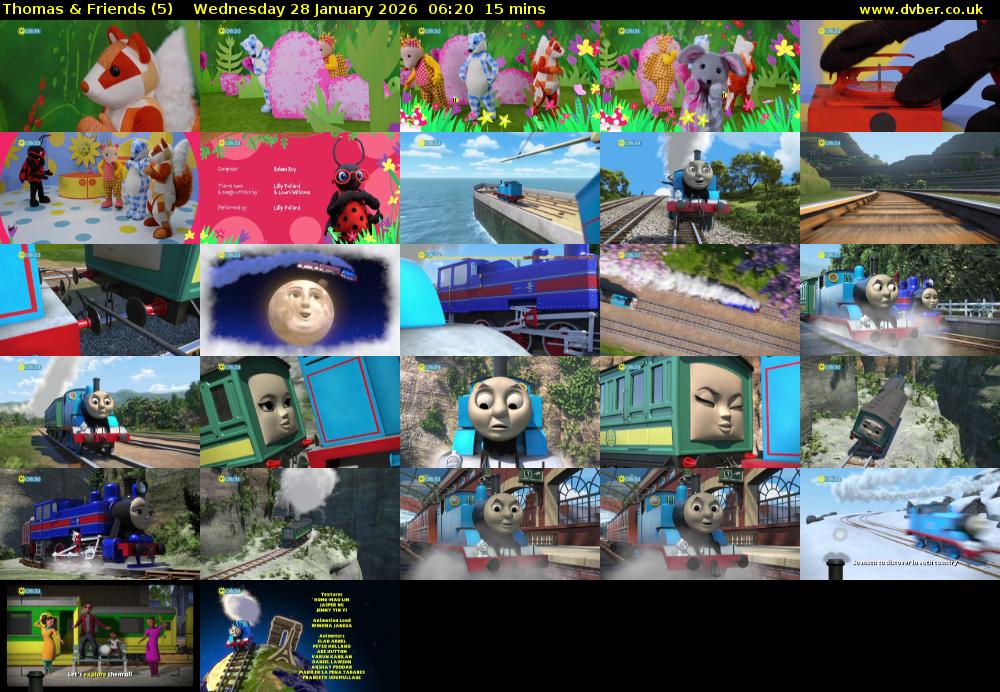 Thomas & Friends (5) Wednesday 28 January 2026 06:20 - 06:35