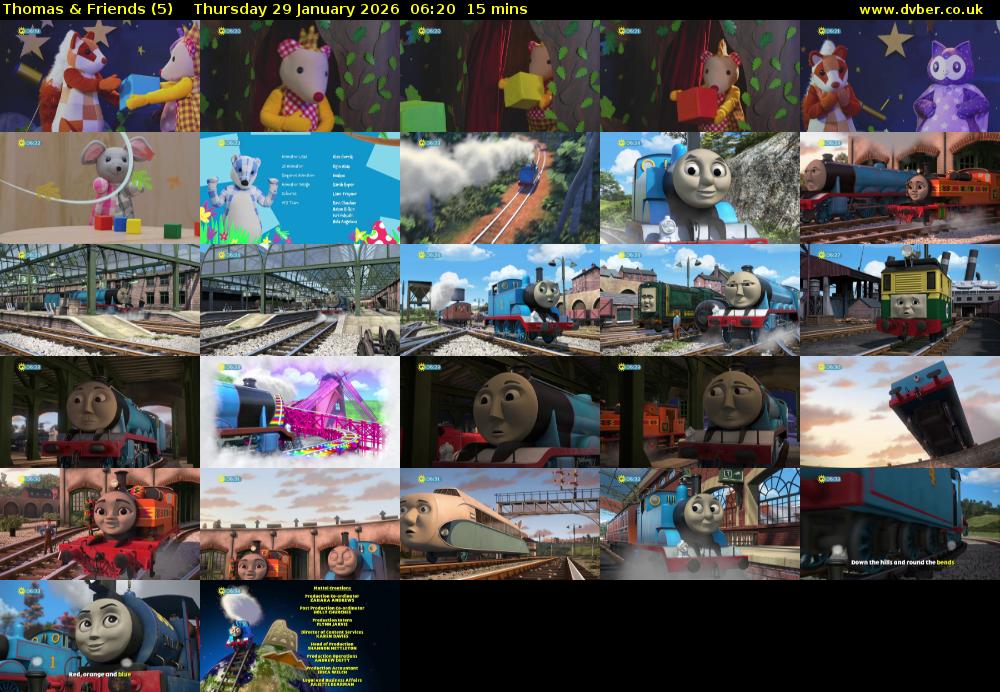 Thomas & Friends (5) Thursday 29 January 2026 06:20 - 06:35