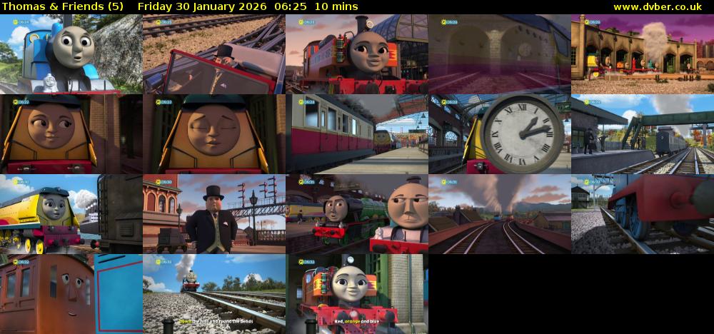 Thomas & Friends (5) Friday 30 January 2026 06:25 - 06:35
