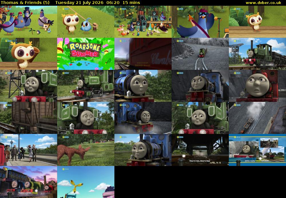 Thomas & Friends (5) Tuesday 21 July 2026 06:20 - 06:35