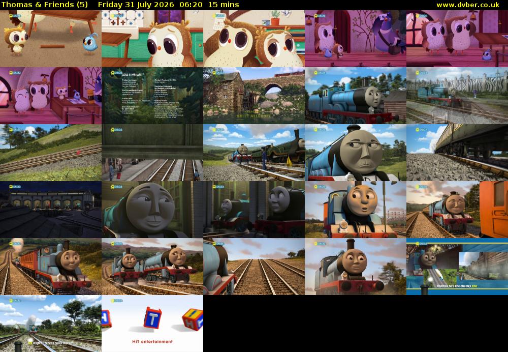 Thomas & Friends (5) Friday 31 July 2026 06:20 - 06:35