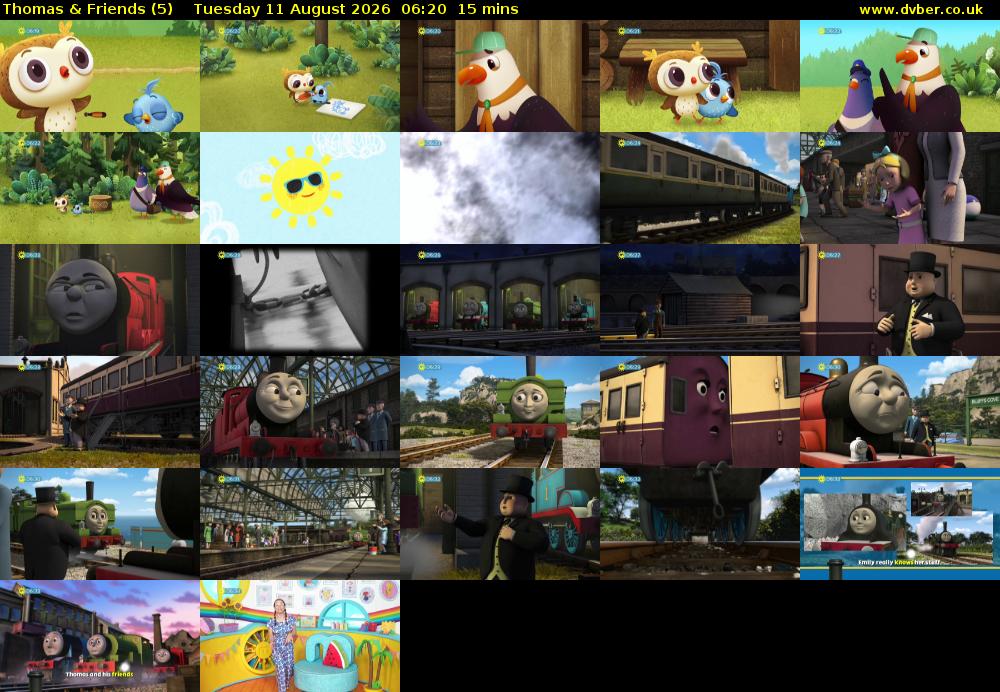 Thomas & Friends (5) Tuesday 11 August 2026 06:20 - 06:35