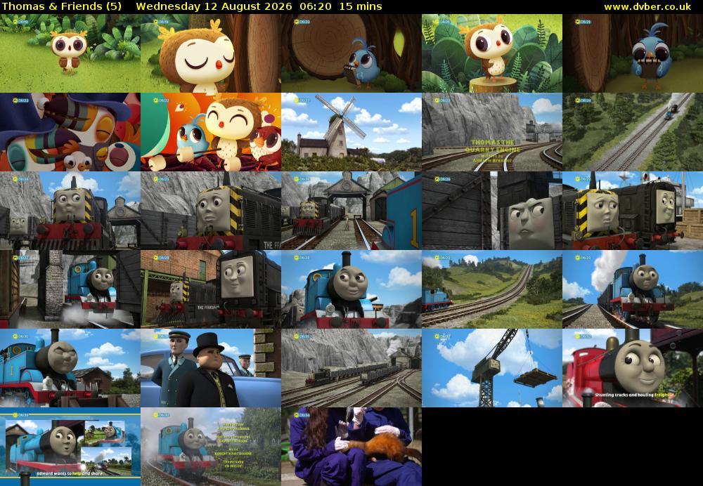 Thomas & Friends (5) Wednesday 12 August 2026 06:20 - 06:35