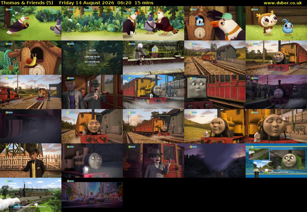 Thomas & Friends (5) Friday 14 August 2026 06:20 - 06:35