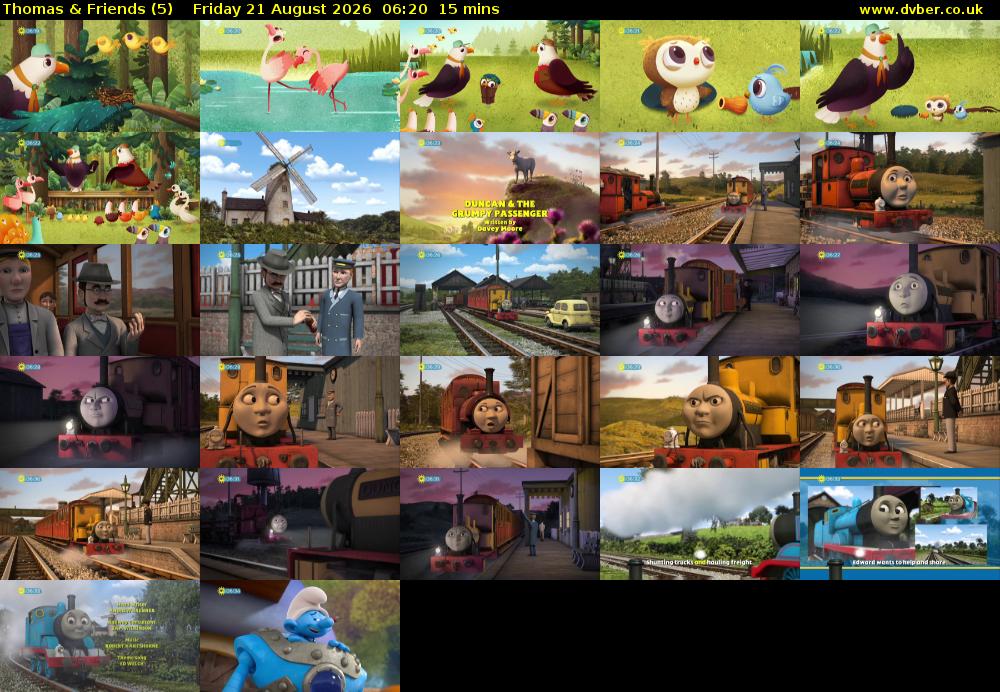 Thomas & Friends (5) Friday 21 August 2026 06:20 - 06:35