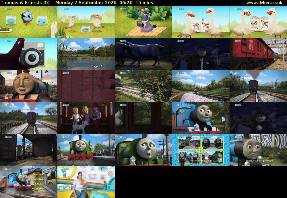 Thomas & Friends (5) Monday 7 September 2026 06:20 - 06:35