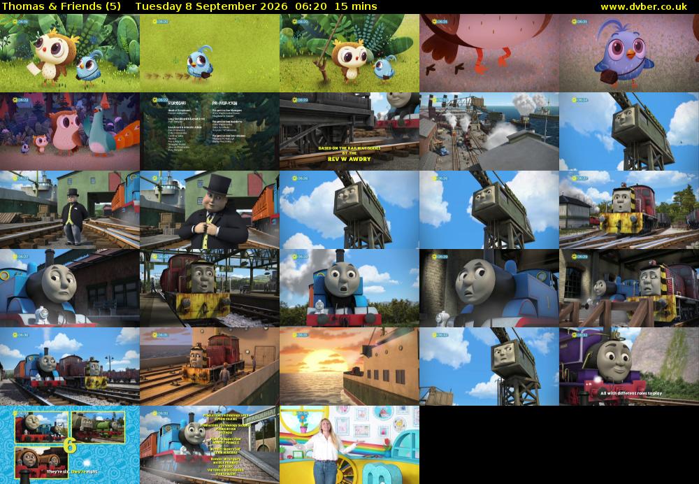 Thomas & Friends (5) Tuesday 8 September 2026 06:20 - 06:35