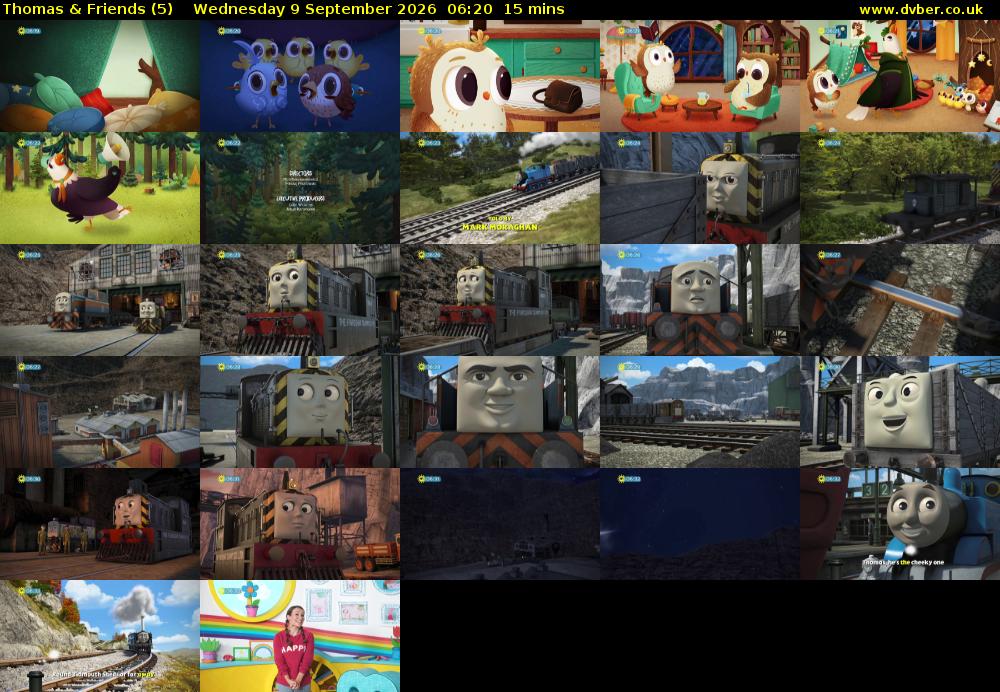 Thomas & Friends (5) Wednesday 9 September 2026 06:20 - 06:35