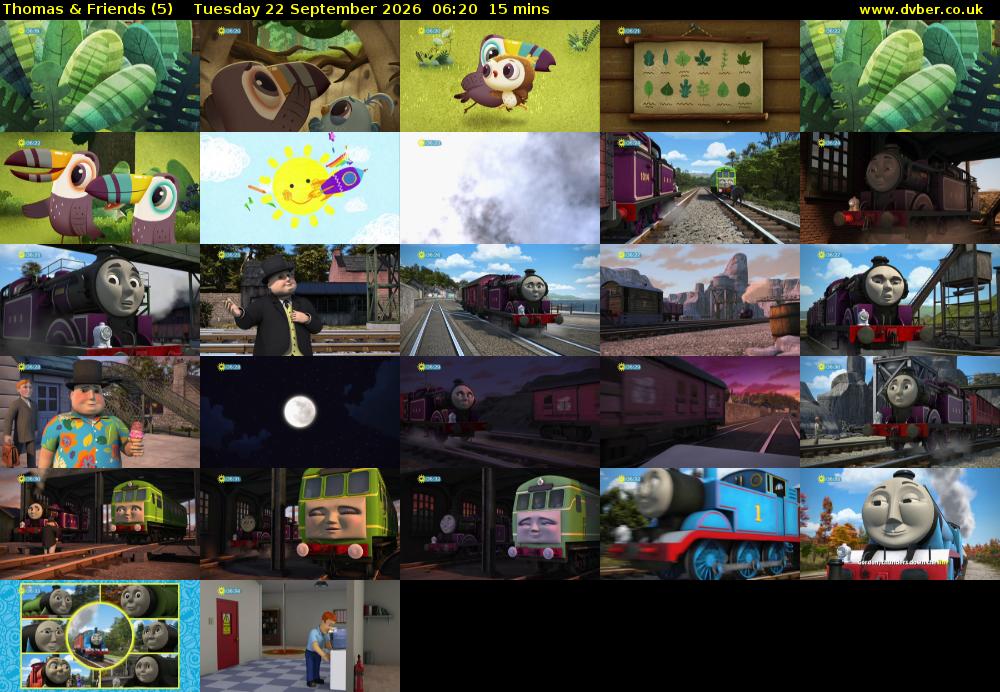 Thomas & Friends (5) Tuesday 22 September 2026 06:20 - 06:35