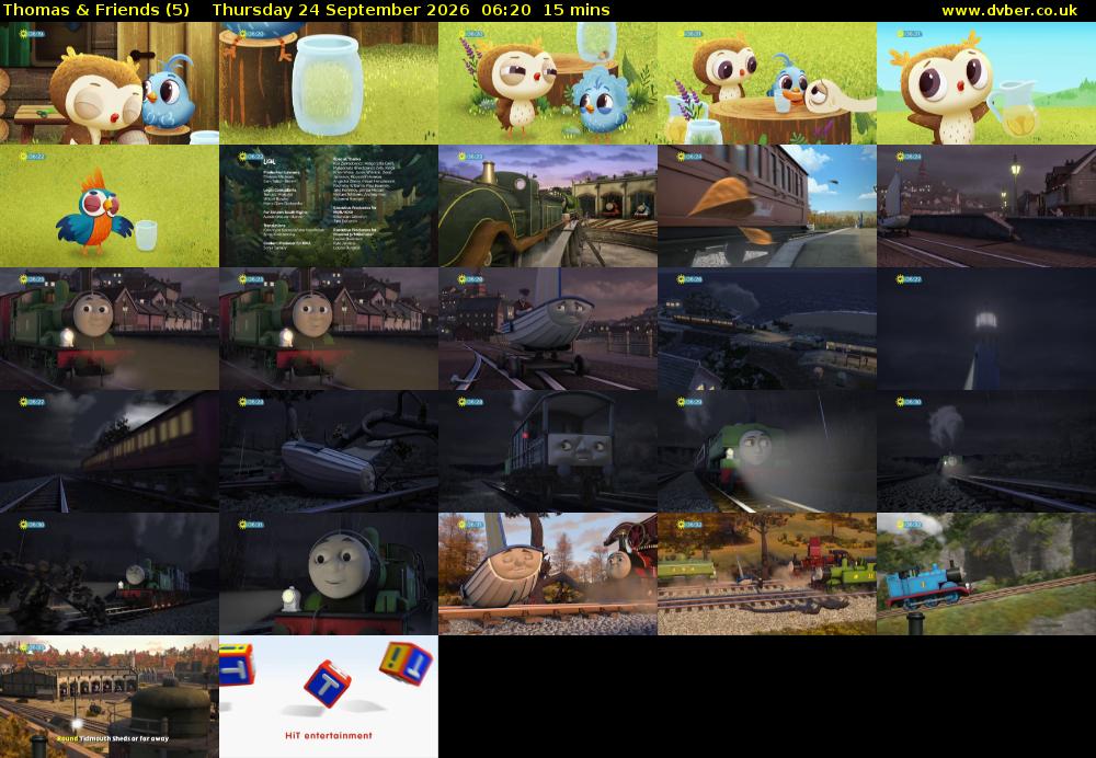 Thomas & Friends (5) Thursday 24 September 2026 06:20 - 06:35