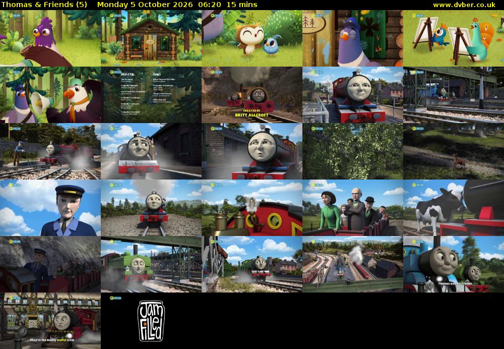 Thomas & Friends (5) Monday 5 October 2026 06:20 - 06:35