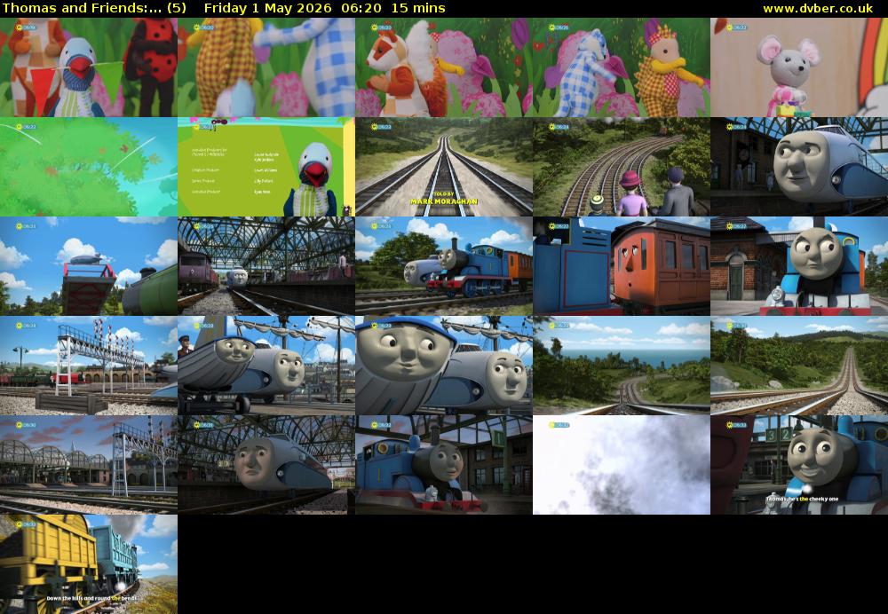 Thomas and Friends:... (5) Friday 1 May 2026 06:20 - 06:35