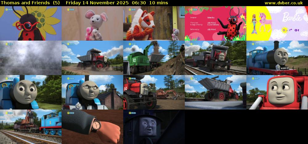 Thomas and Friends  (5) Friday 14 November 2025 06:30 - 06:40