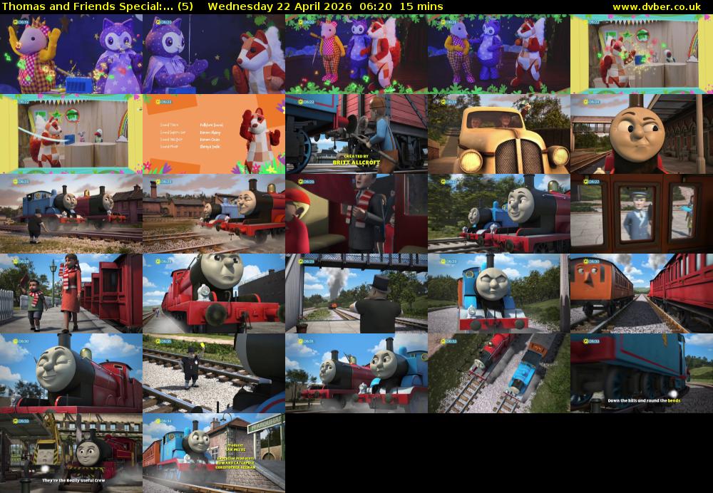 Thomas and Friends Special:... (5) Wednesday 22 April 2026 06:20 - 06:35