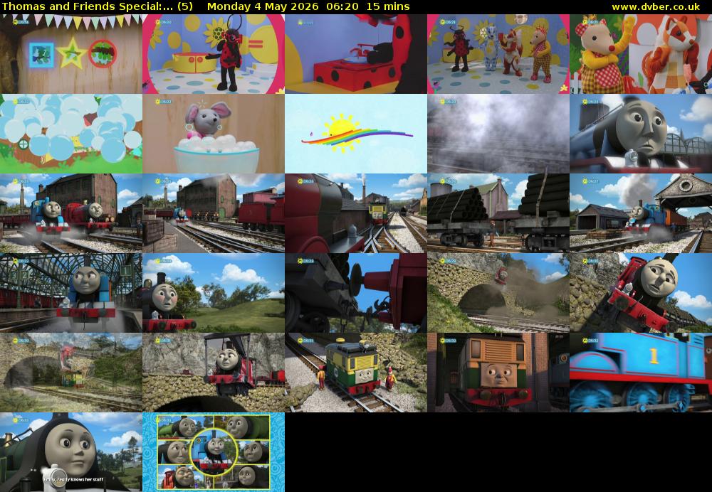 Thomas and Friends Special:... (5) Monday 4 May 2026 06:20 - 06:35