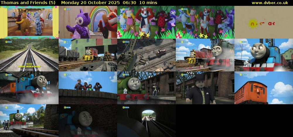 Thomas and Friends (5) Monday 20 October 2025 06:30 - 06:40