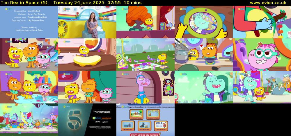 Tim Rex in Space (5) Tuesday 24 June 2025 07:55 - 08:05