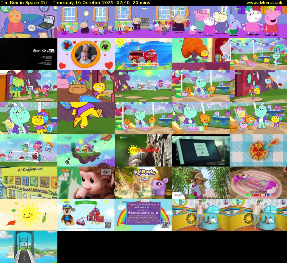 Tim Rex in Space (5) Thursday 16 October 2025 07:40 - 08:00