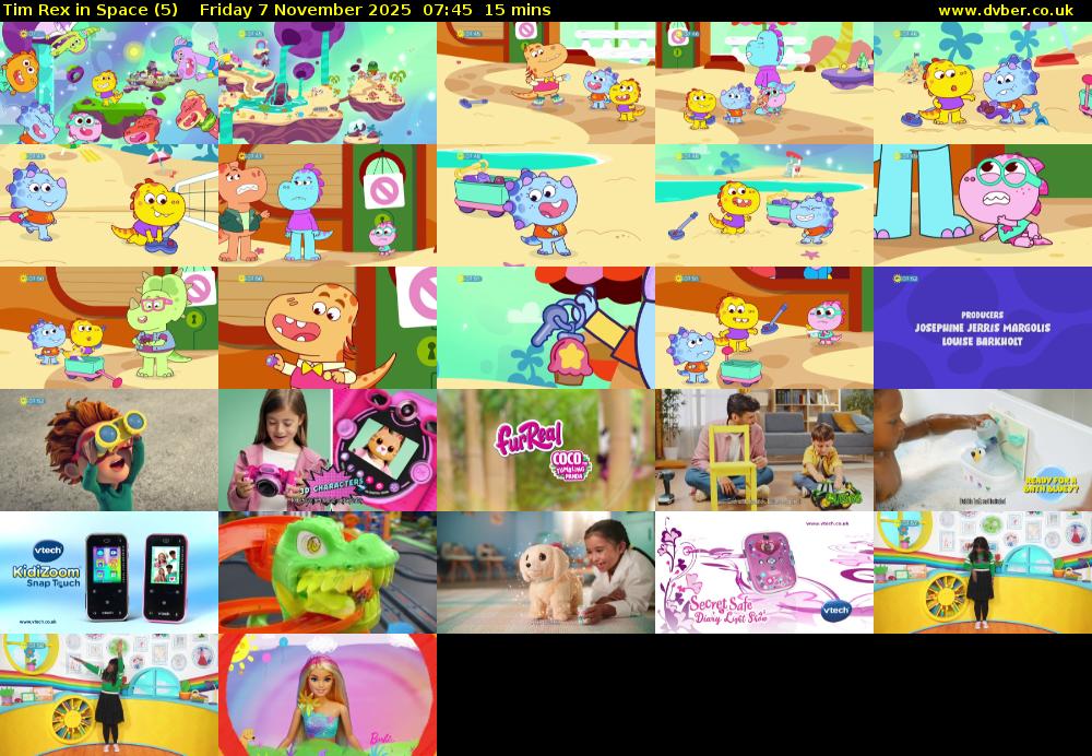 Tim Rex in Space (5) Friday 7 November 2025 07:45 - 08:00