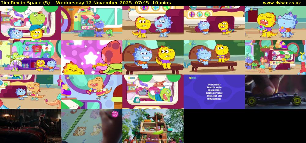 Tim Rex in Space (5) Wednesday 12 November 2025 07:45 - 07:55