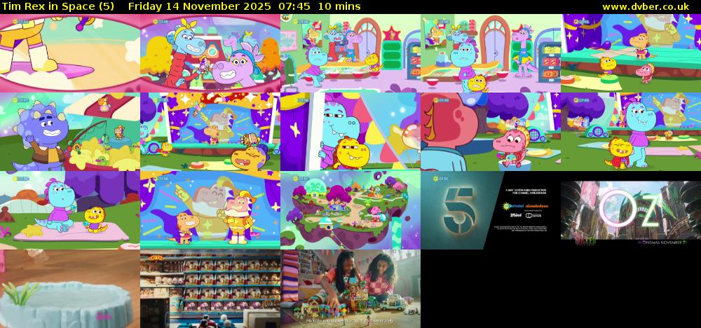 Tim Rex in Space (5) Friday 14 November 2025 07:45 - 07:55