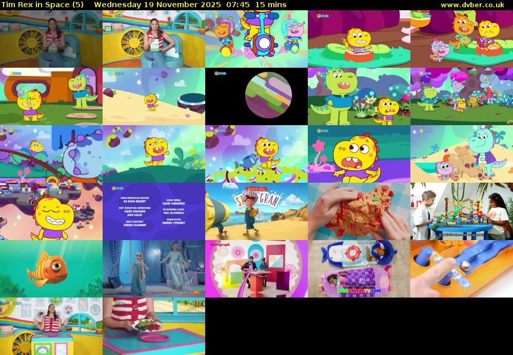 Tim Rex in Space (5) Wednesday 19 November 2025 07:45 - 08:00