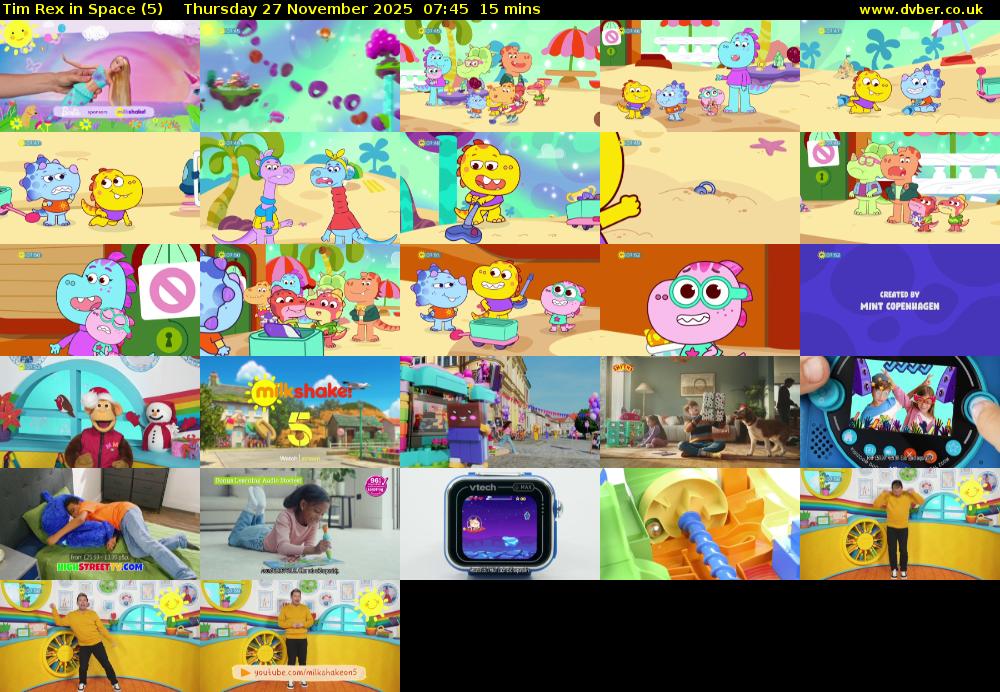 Tim Rex in Space (5) Thursday 27 November 2025 07:45 - 08:00
