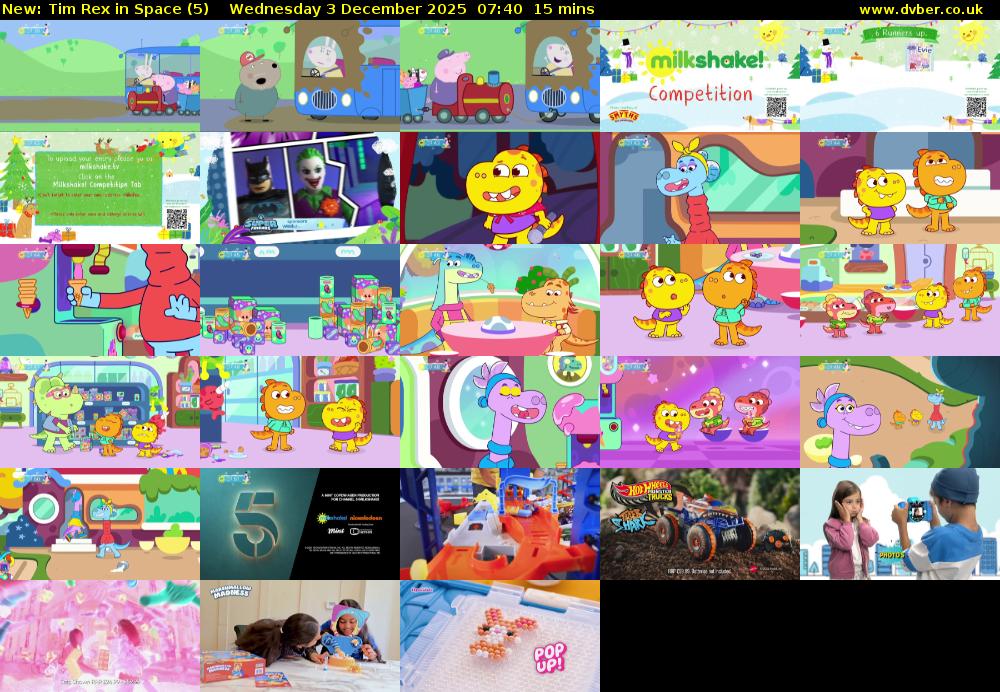 Tim Rex in Space (5) Wednesday 3 December 2025 07:40 - 07:55