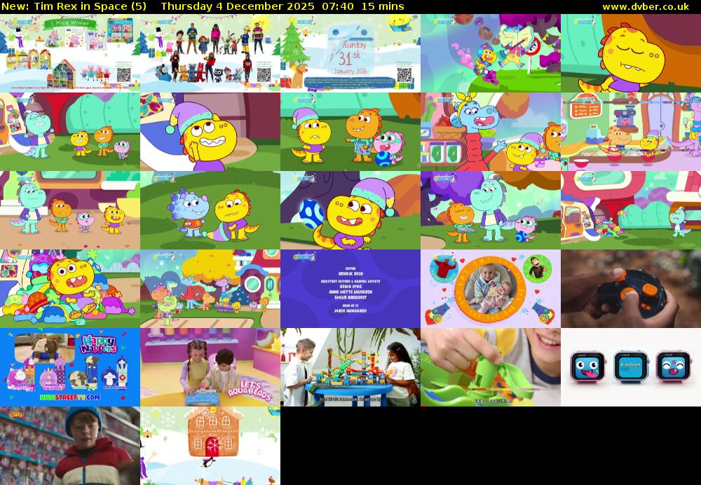 Tim Rex in Space (5) Thursday 4 December 2025 07:40 - 07:55