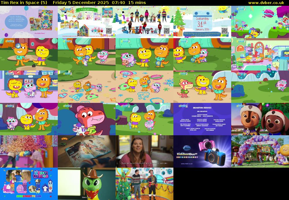 Tim Rex in Space (5) Friday 5 December 2025 07:40 - 07:55