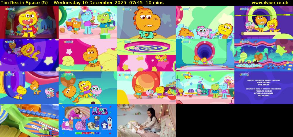 Tim Rex in Space (5) Wednesday 10 December 2025 07:45 - 07:55