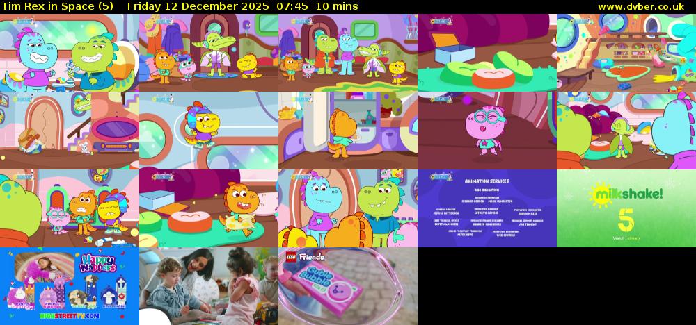 Tim Rex in Space (5) Friday 12 December 2025 07:45 - 07:55