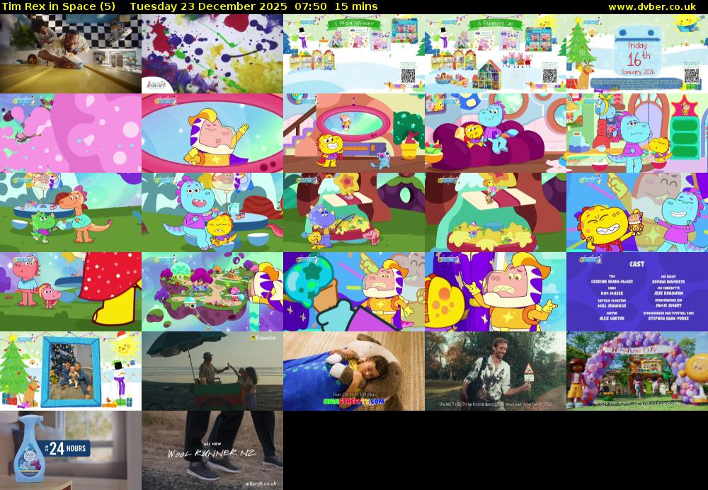 Tim Rex in Space (5) Tuesday 23 December 2025 07:50 - 08:05