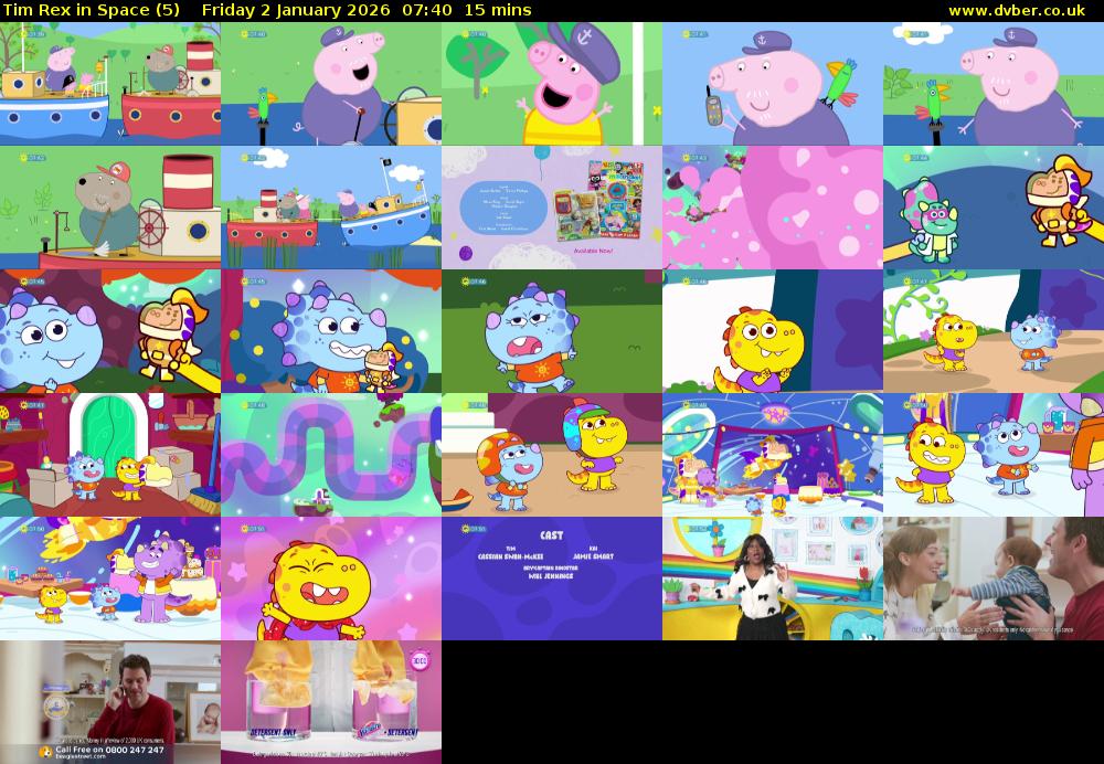 Tim Rex in Space (5) Friday 2 January 2026 07:40 - 07:55