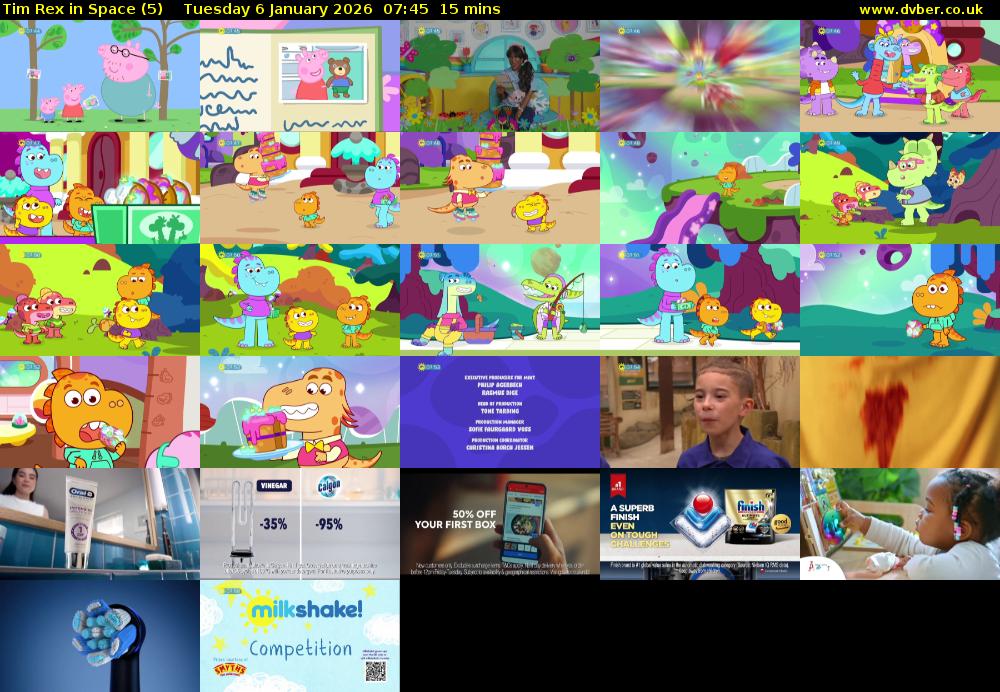 Tim Rex in Space (5) Tuesday 6 January 2026 07:45 - 08:00