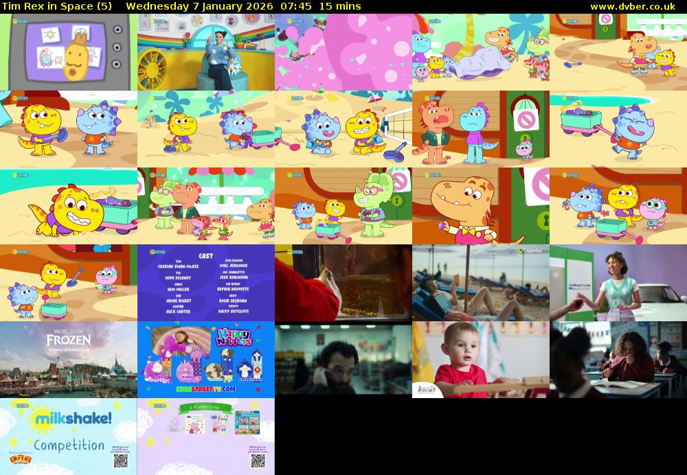 Tim Rex in Space (5) Wednesday 7 January 2026 07:45 - 08:00