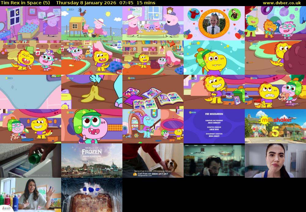 Tim Rex in Space (5) Thursday 8 January 2026 07:45 - 08:00