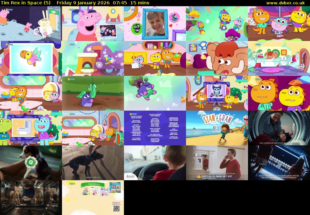 Tim Rex in Space (5) Friday 9 January 2026 07:45 - 08:00