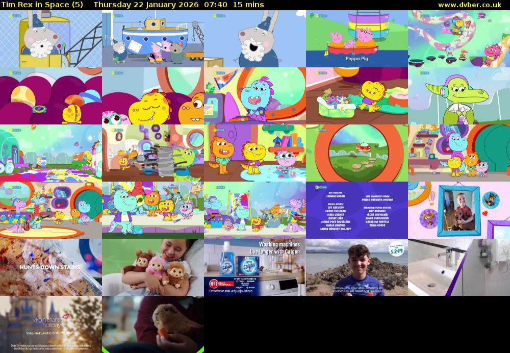 Tim Rex in Space (5) Thursday 22 January 2026 07:40 - 07:55