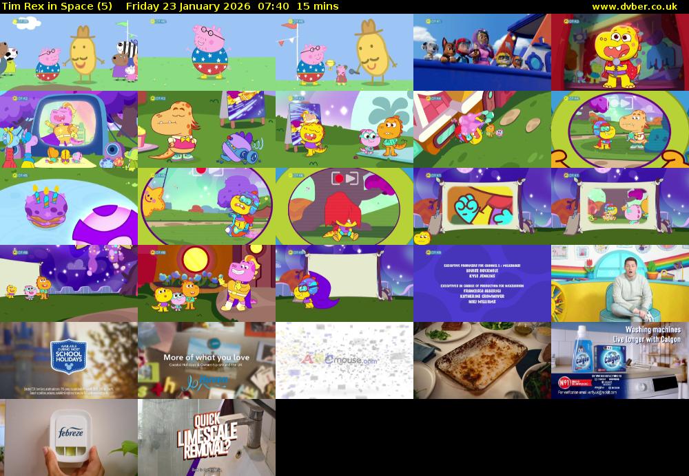 Tim Rex in Space (5) Friday 23 January 2026 07:40 - 07:55