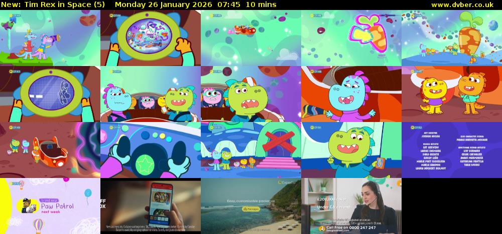 Tim Rex in Space (5) Monday 26 January 2026 07:45 - 07:55