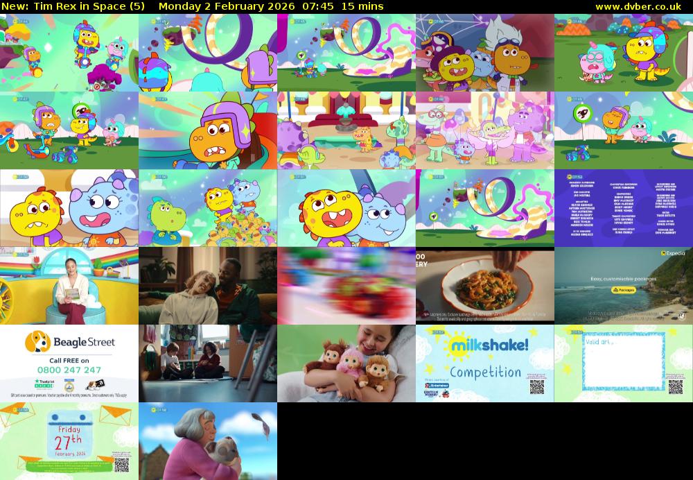 Tim Rex in Space (5) Monday 2 February 2026 07:45 - 08:00