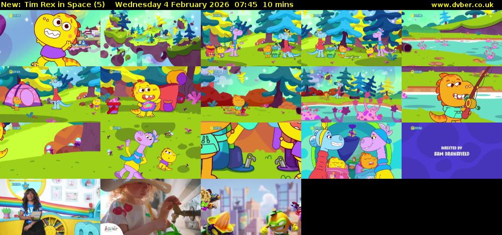 Tim Rex in Space (5) Wednesday 4 February 2026 07:45 - 07:55