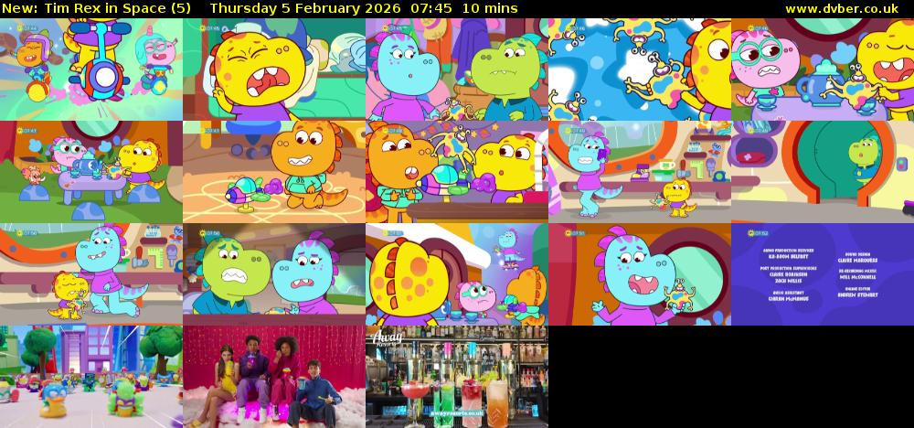 Tim Rex in Space (5) Thursday 5 February 2026 07:45 - 07:55