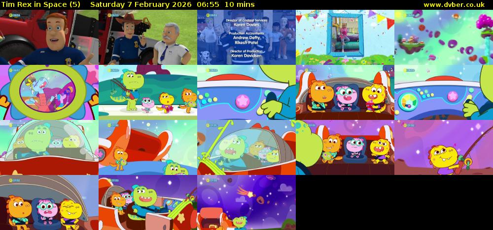 Tim Rex in Space (5) Saturday 7 February 2026 06:55 - 07:05