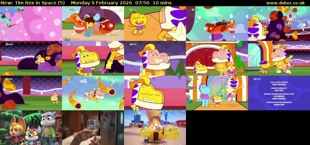 Tim Rex in Space (5) Monday 9 February 2026 07:50 - 08:00