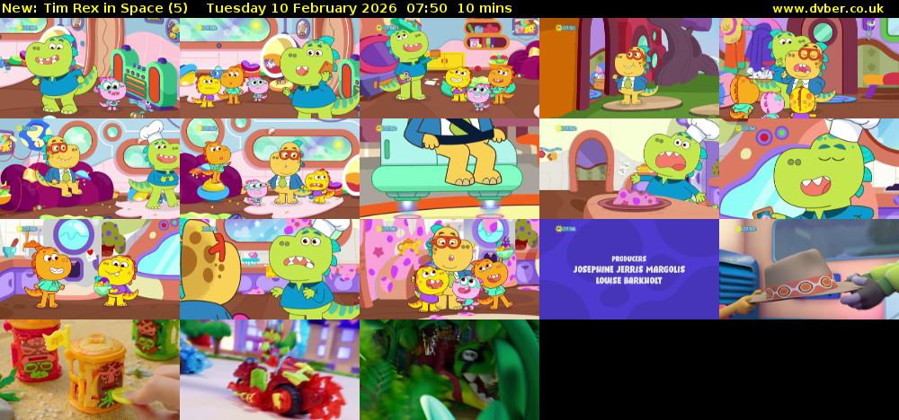 Tim Rex in Space (5) Tuesday 10 February 2026 07:50 - 08:00