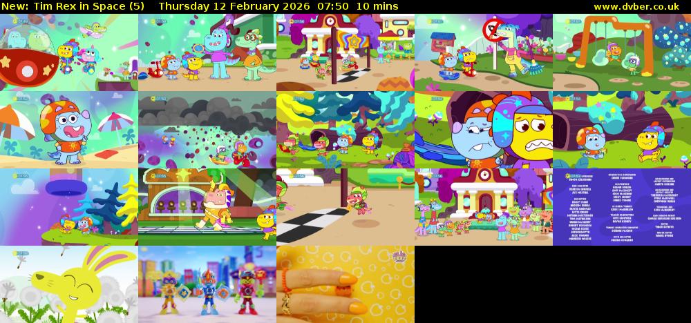 Tim Rex in Space (5) Thursday 12 February 2026 07:50 - 08:00