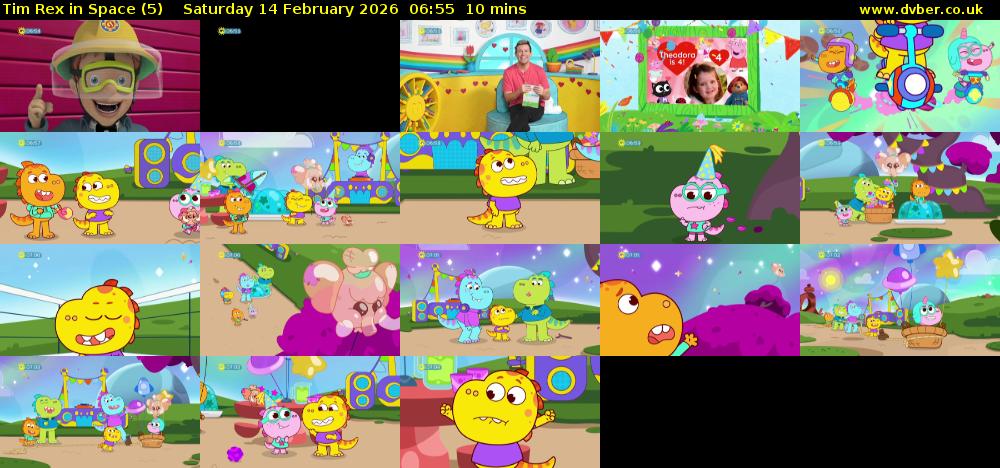 Tim Rex in Space (5) Saturday 14 February 2026 06:55 - 07:05