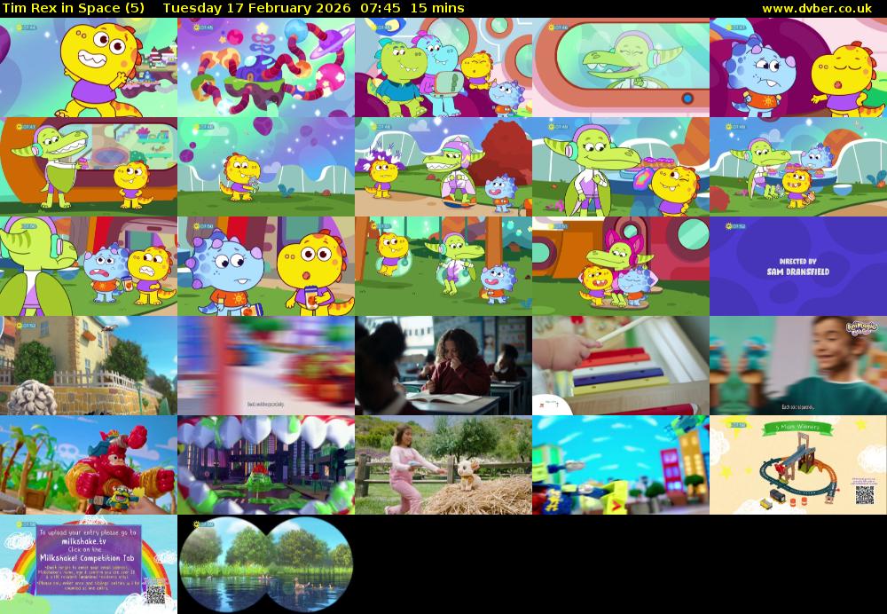 Tim Rex in Space (5) Tuesday 17 February 2026 07:45 - 08:00